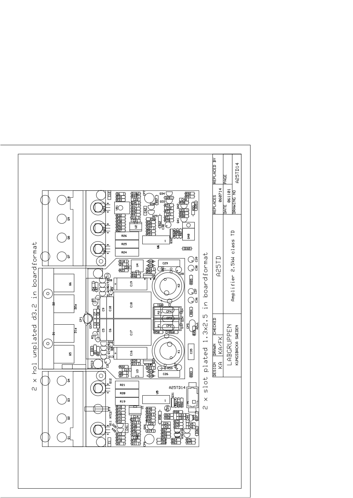 LabGruppen A25TD14-P-C88-4, 10000q-fp100f-10, 10000q-fp100f-10-1, A25TD14-P Schematic