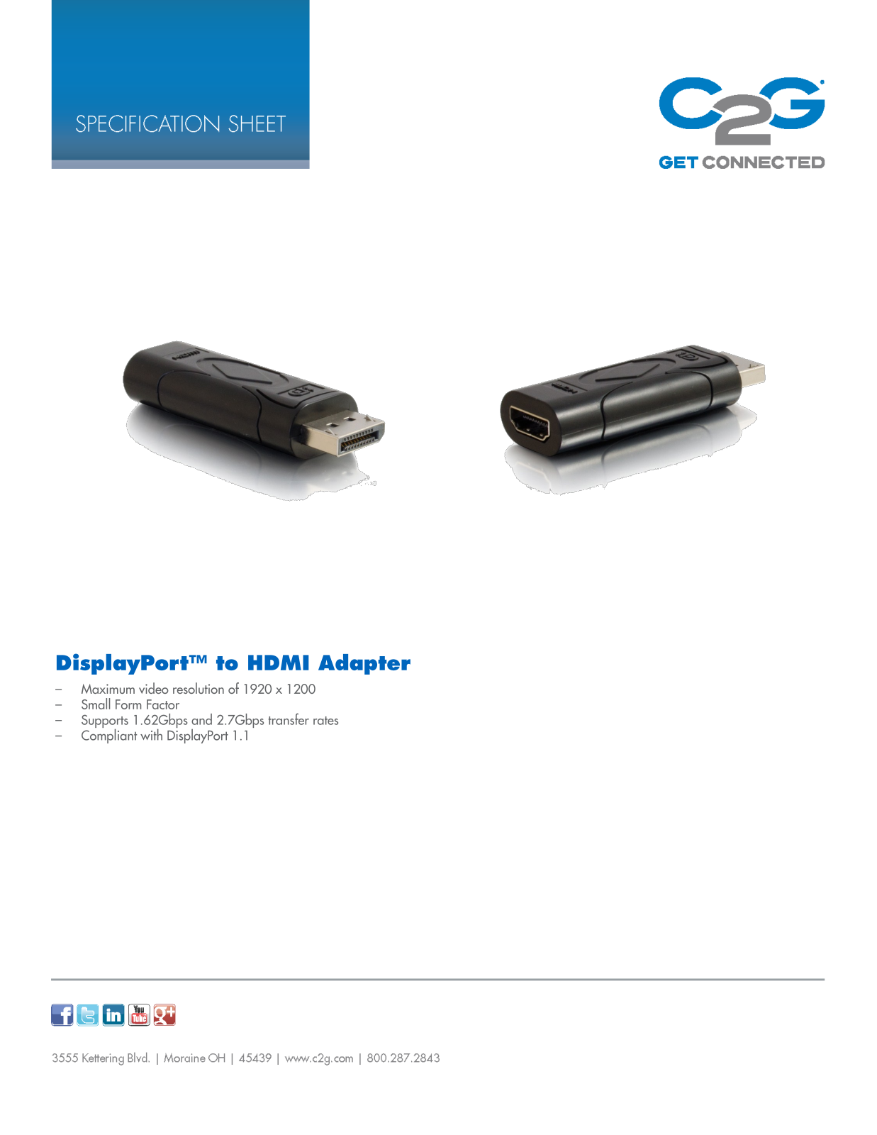 Cables To Go 54151 Specifications - ManualMachine.com