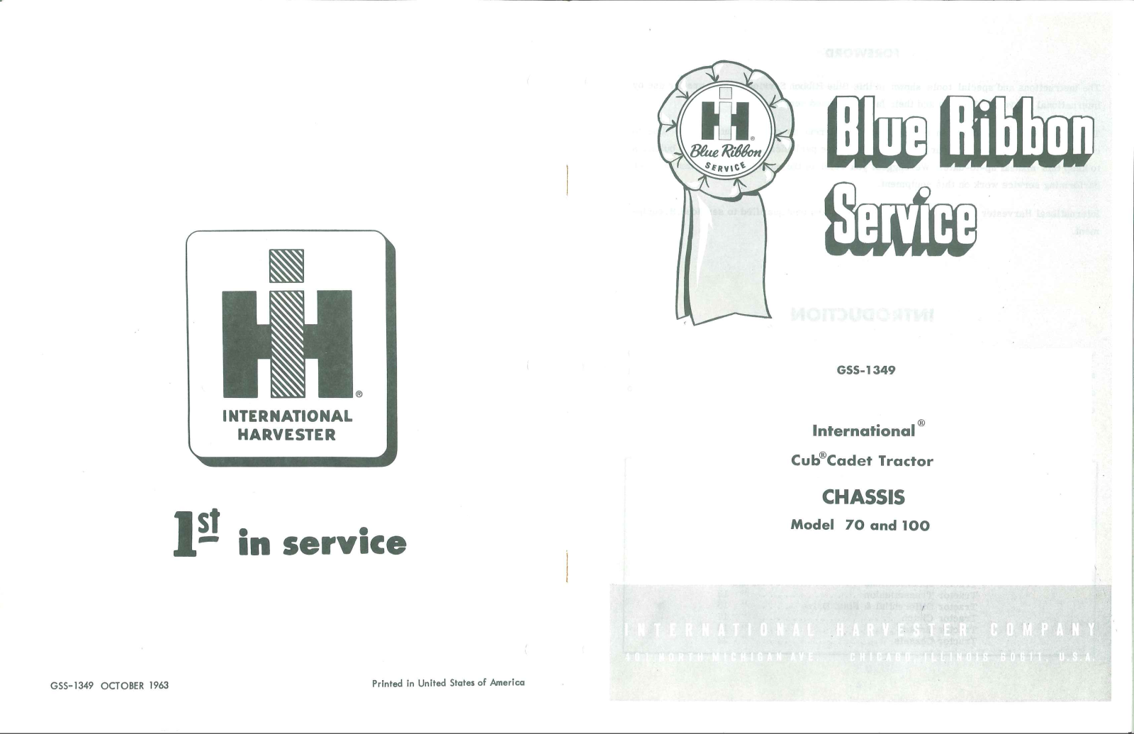 blue ribbon 70, 100 operators Manual