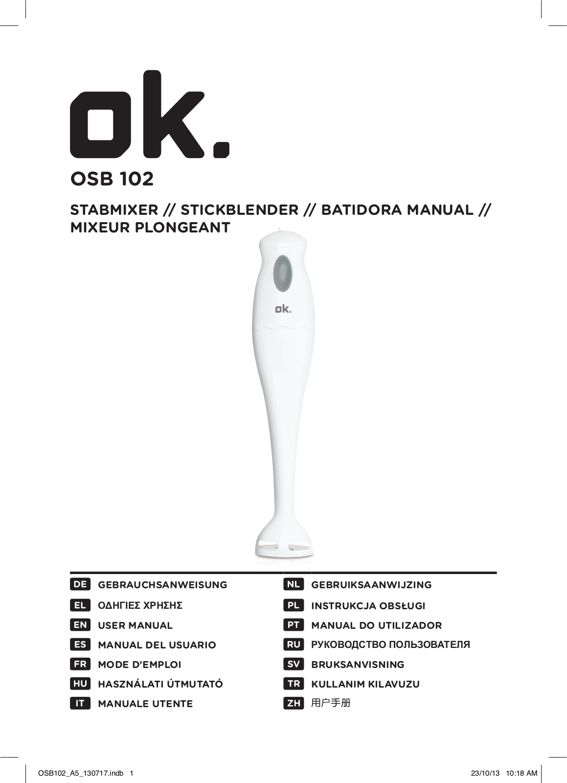 OK OSB 102 User Manual