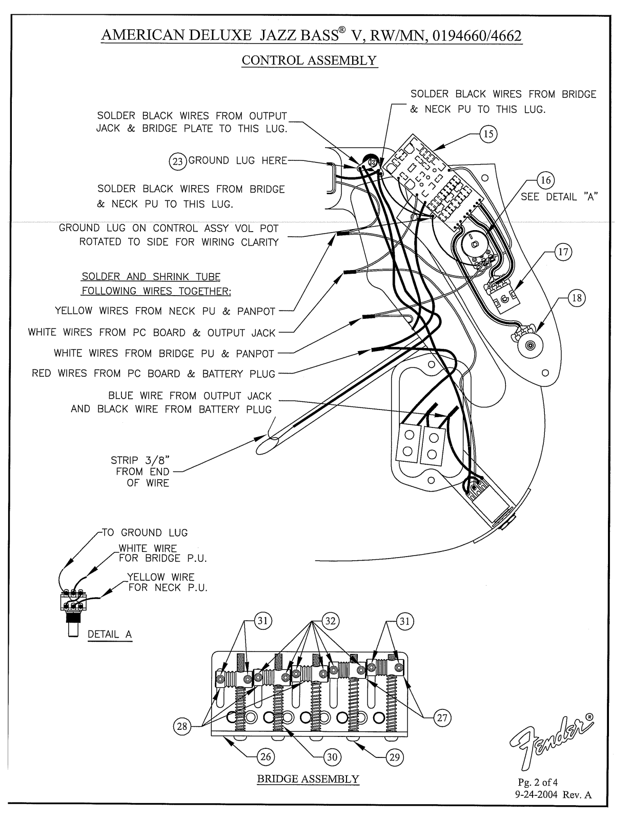 Fender 0194660-4662 User Manual