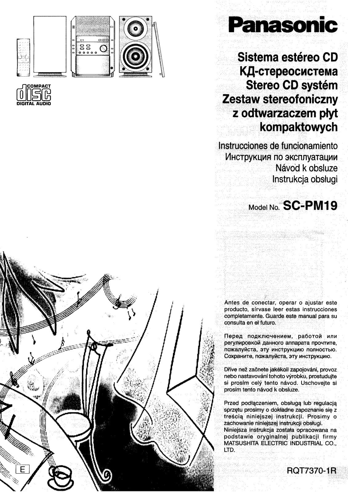 Panasonic SC-PM19 User Manual