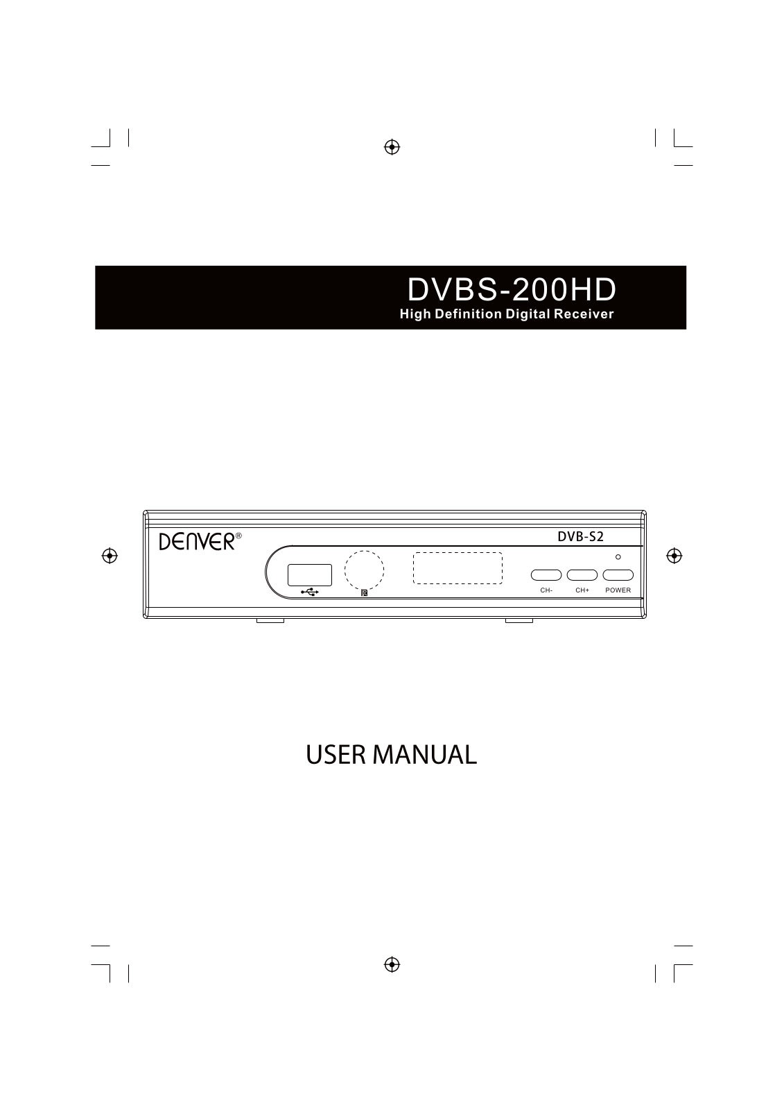 Denver DVBS-200HD User Manual