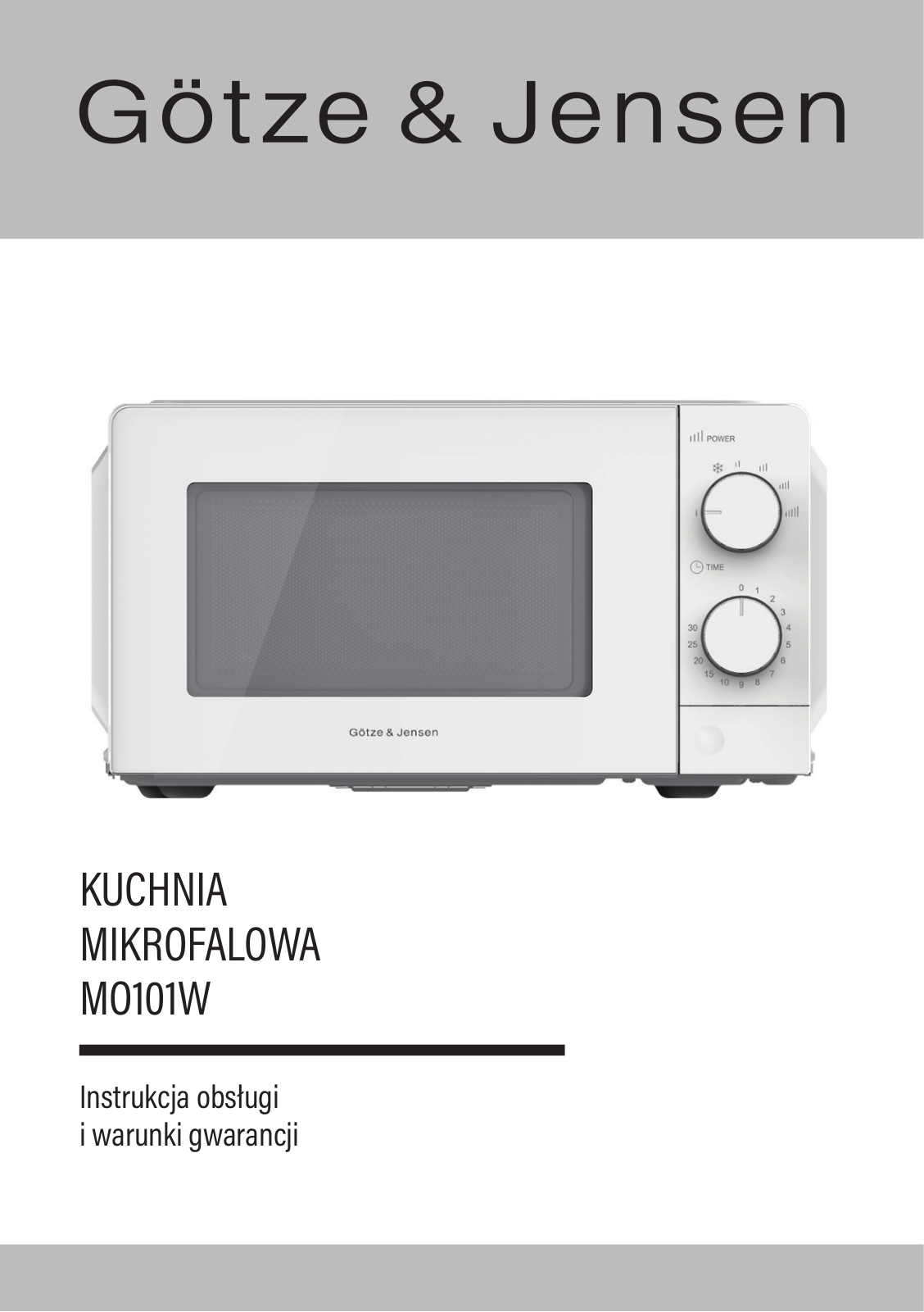GOTZE & JENSEN MO101W User guide - ManualMachine.com