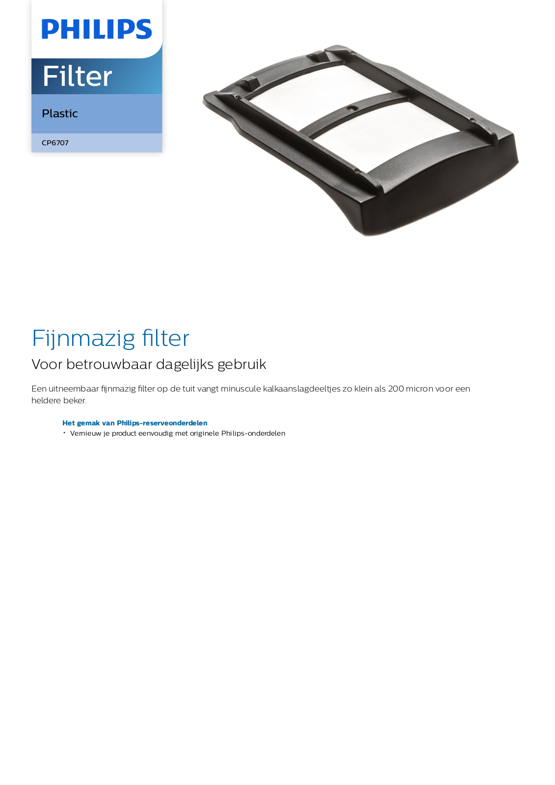 Philips CP6707/01 Leaflet - ManualMachine.com