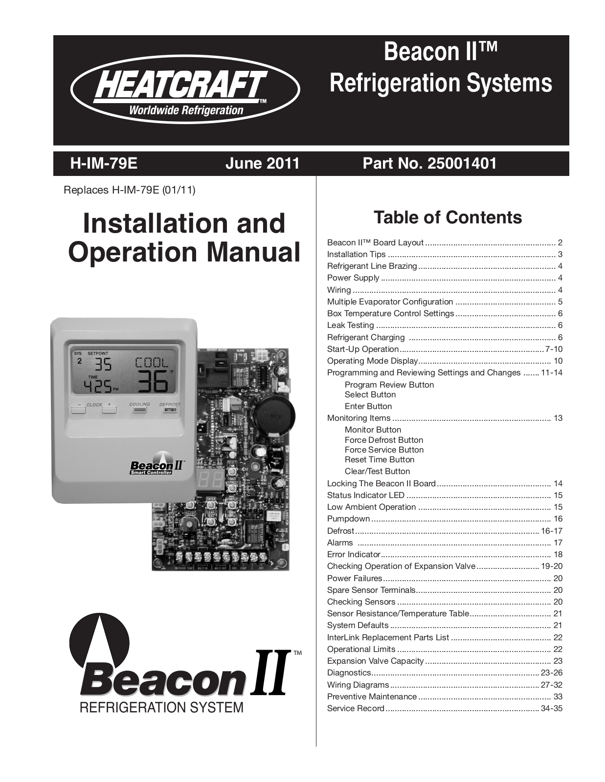 Heatcraft H-IM-79E User Manual