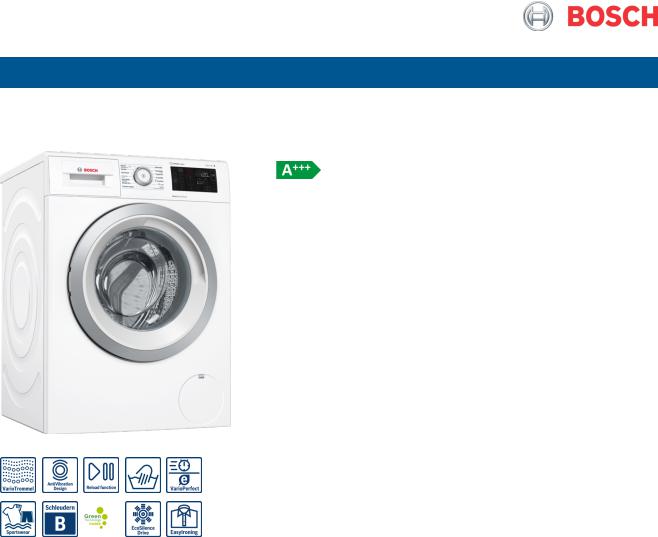 Bosch WAT28720 User Manual