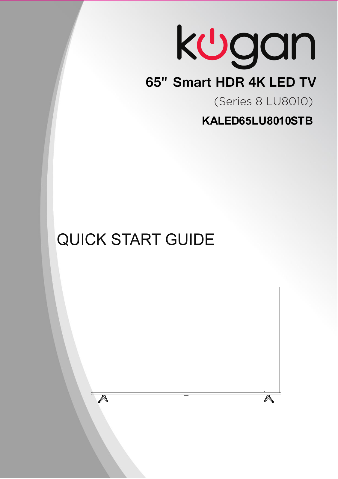 Kogan KALED65LU8010STB User Manual