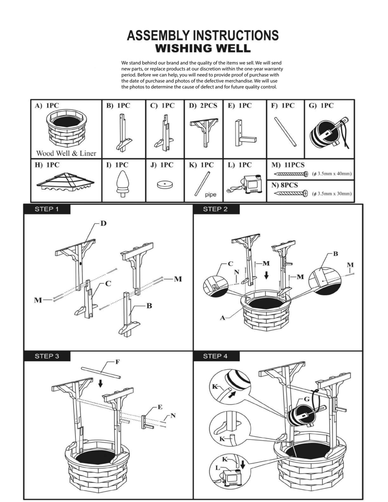 August Grove W006113639 Assembly Instructions - ManualMachine.com