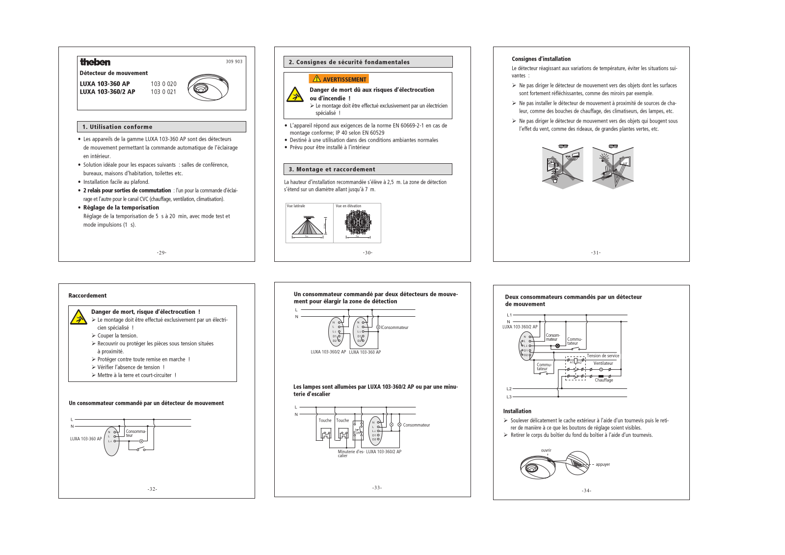 Theben LUXA 103-360 AP, LUXA 103-360 2 AP User Manual