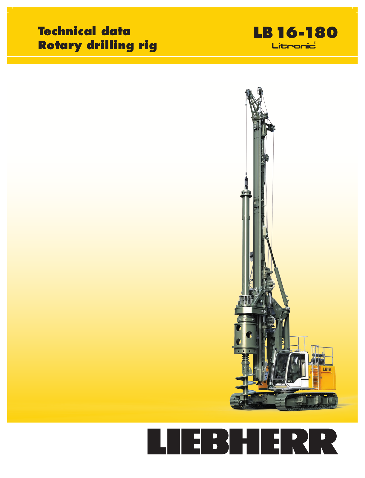 Liebherr LB 16 User Manual