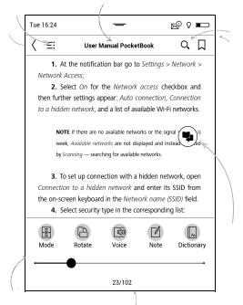 Pocket Book 626 Touch Lux 3, 650 Ultra, PB650-W-WW User Manual