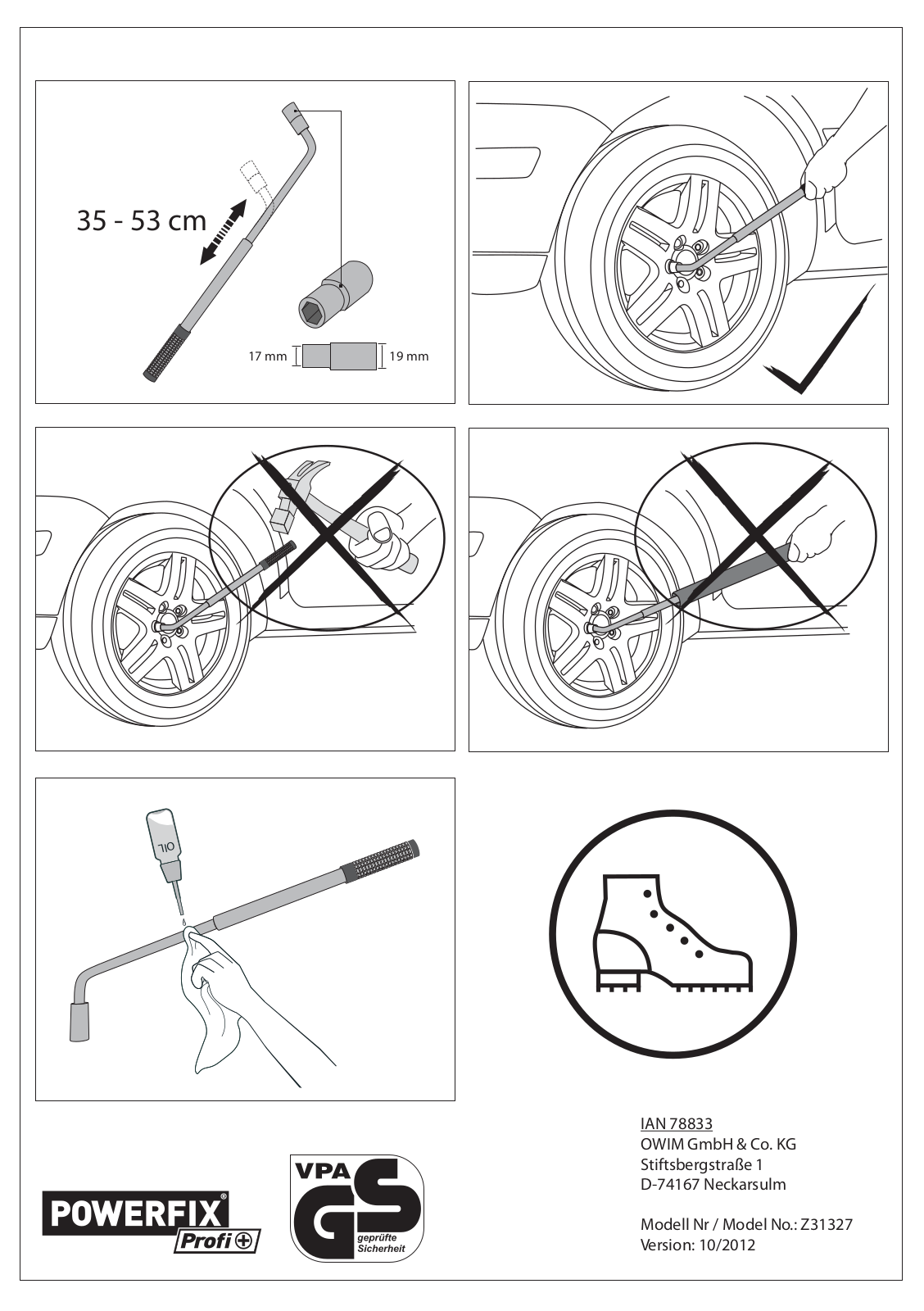 Powerfix Z31327 User Manual