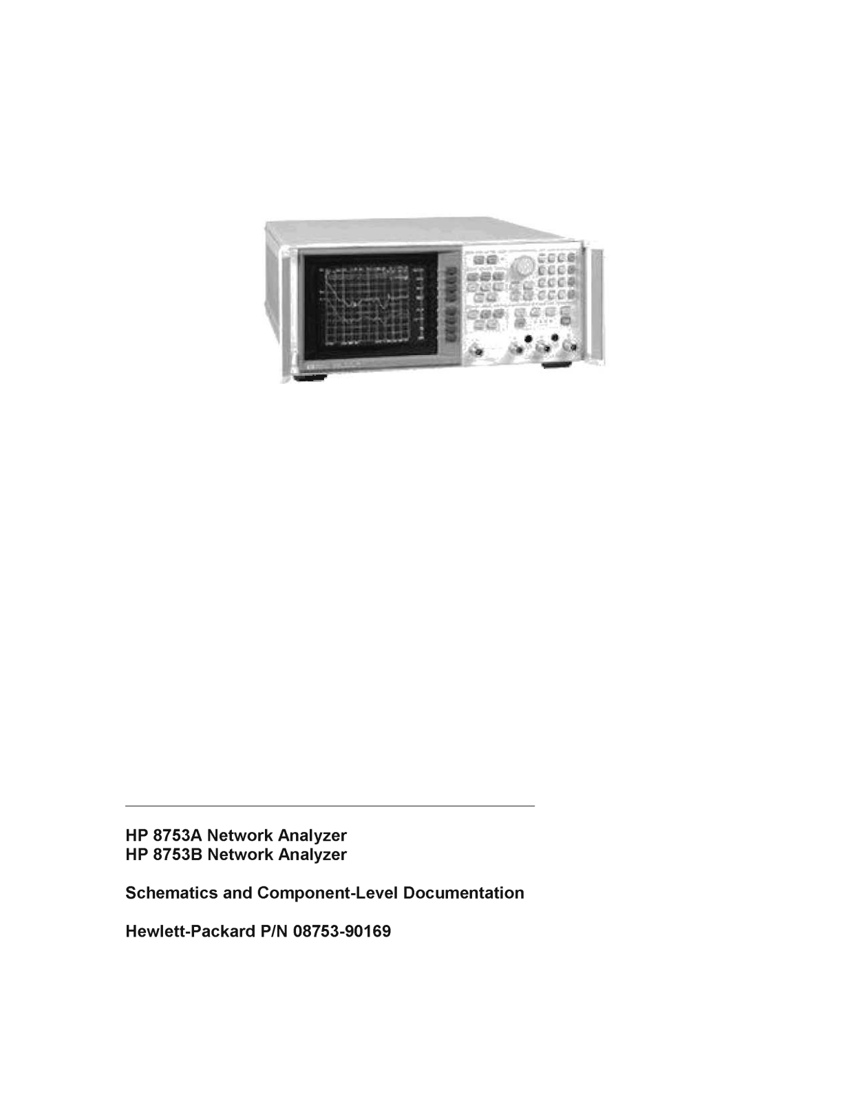 HP 8753B, 8753A Service Manual