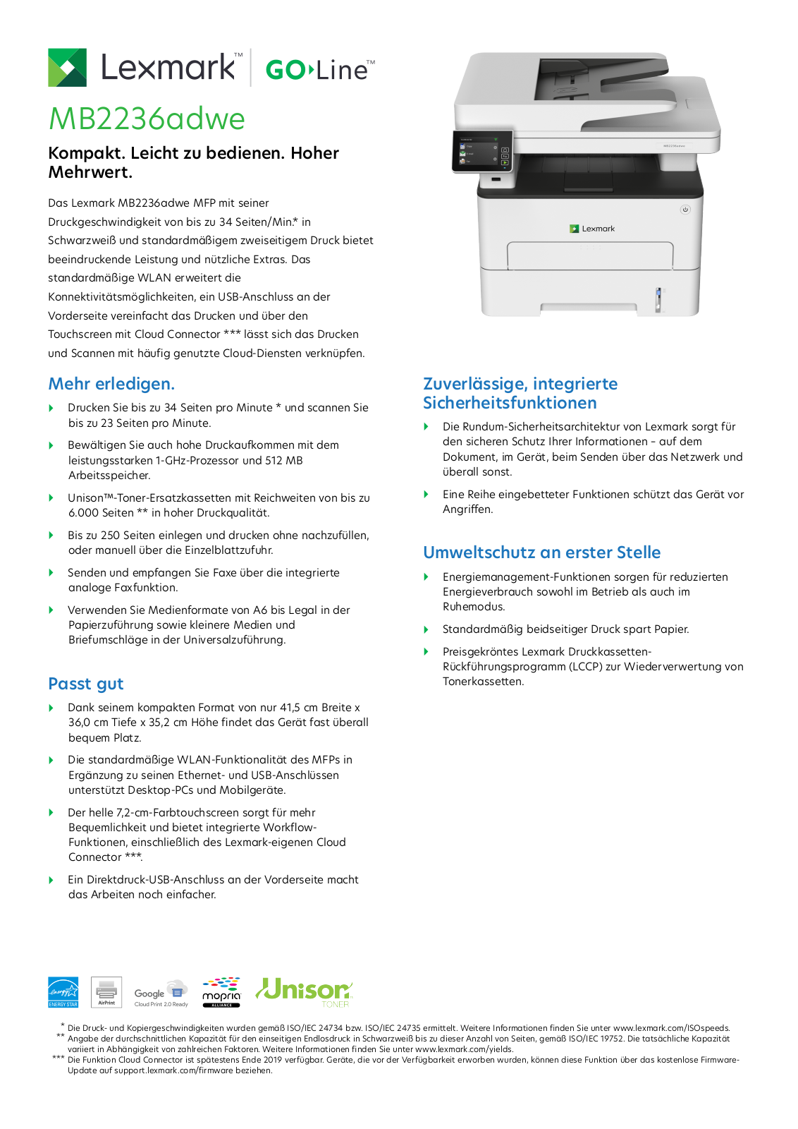 Lexmark MB2236adwe User Manual