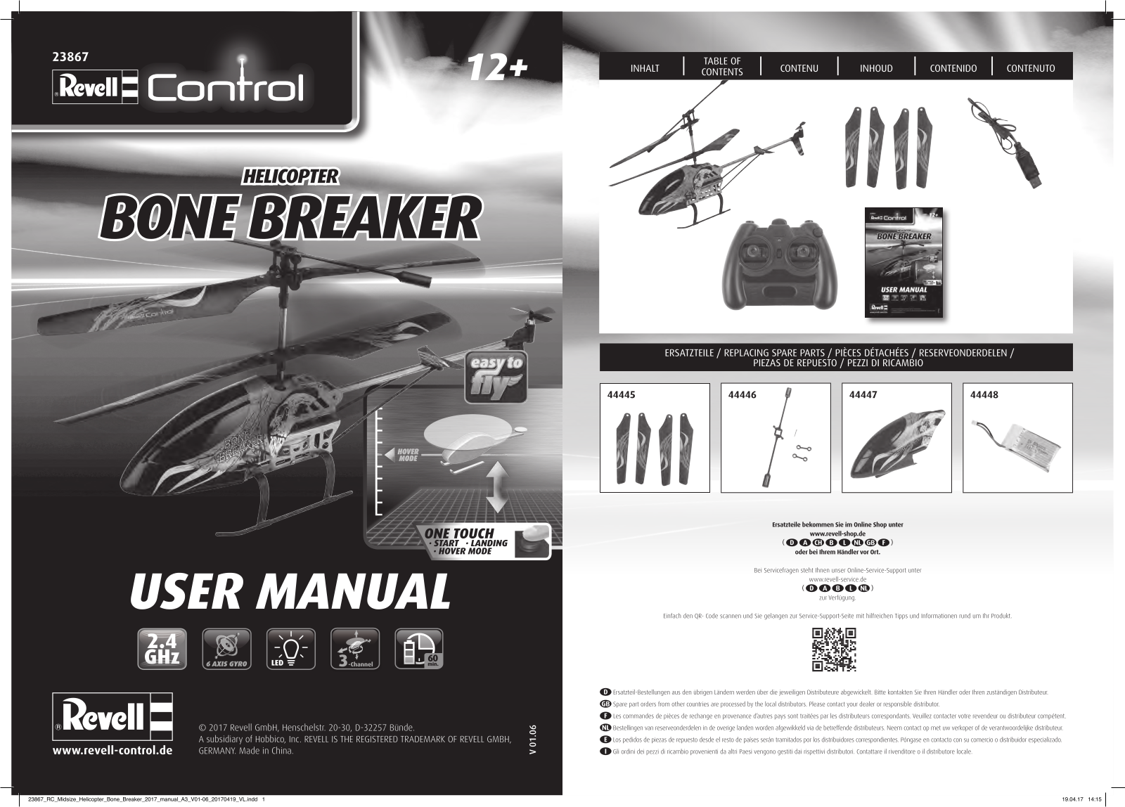 Revell Bone Breaker User Manual