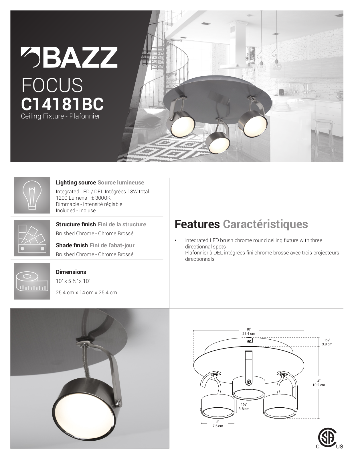 Bazz BAIN1218 Specifications - ManualMachine.com