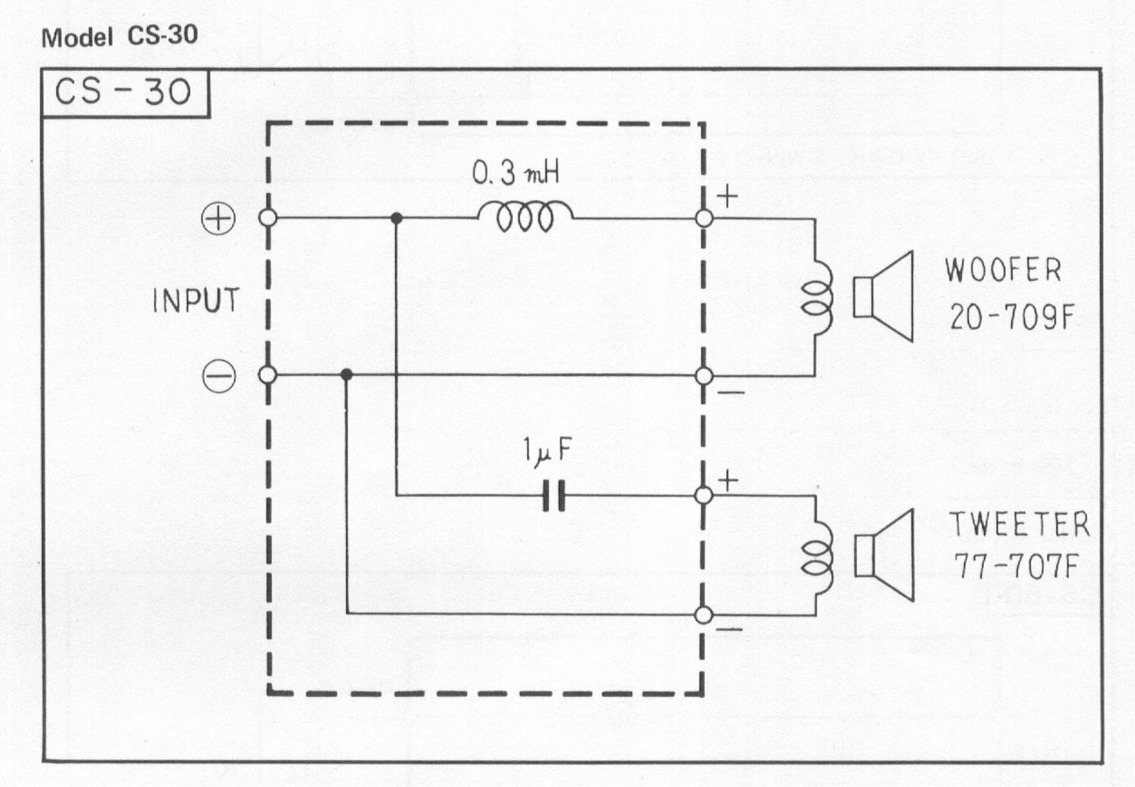 Pioneer CS-30 Schematic