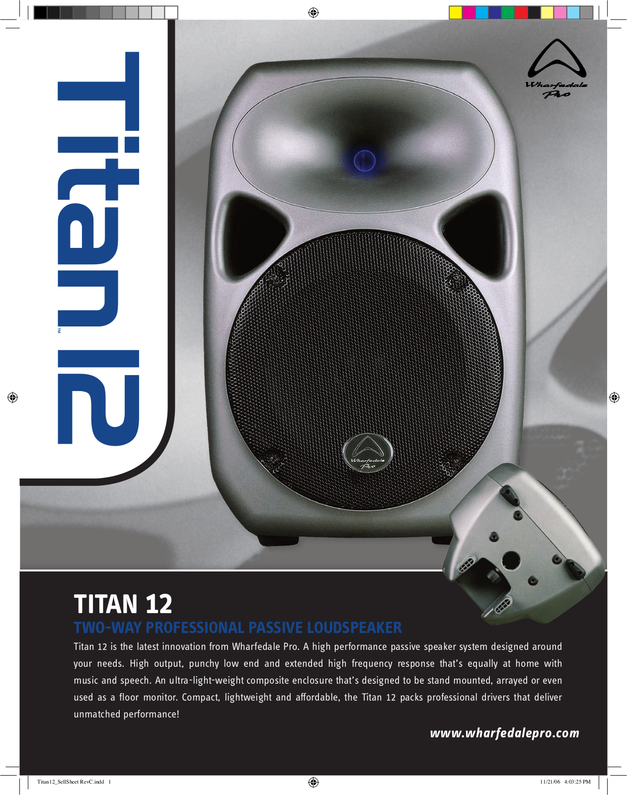 Wharfedale Titan 12 User Manual