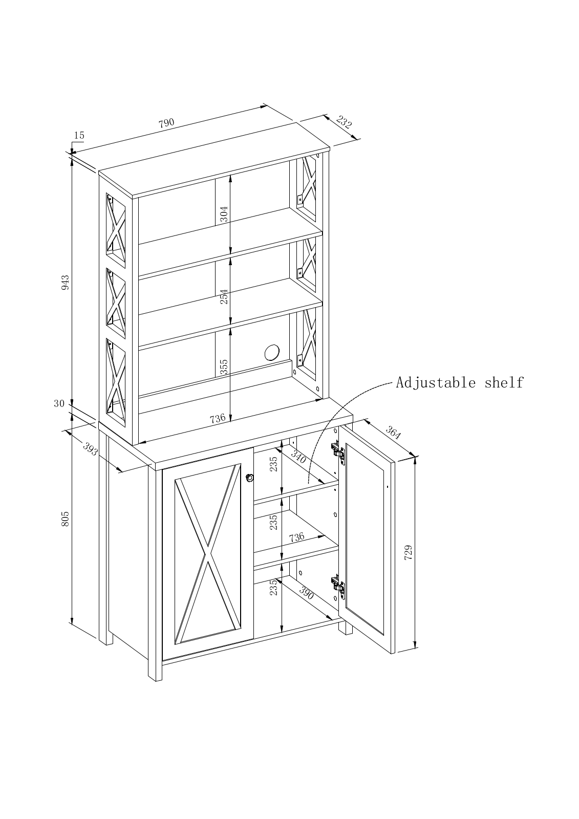 Sand & Stable W004213934 Dimensions - ManualMachine.com