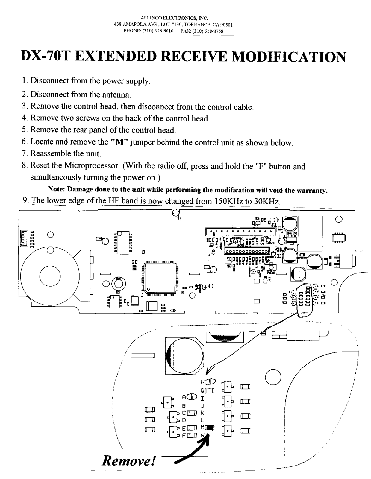 Alinco dx70T User Manual