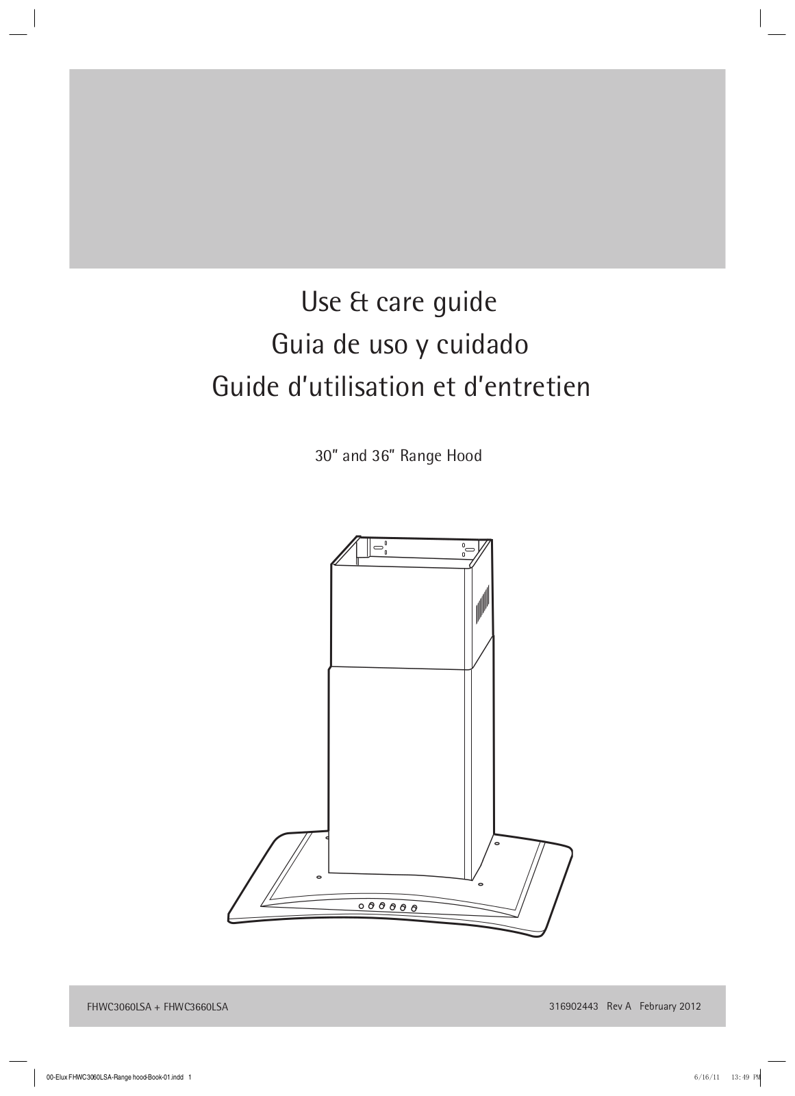 Frigidaire FHWC3060LS Installation