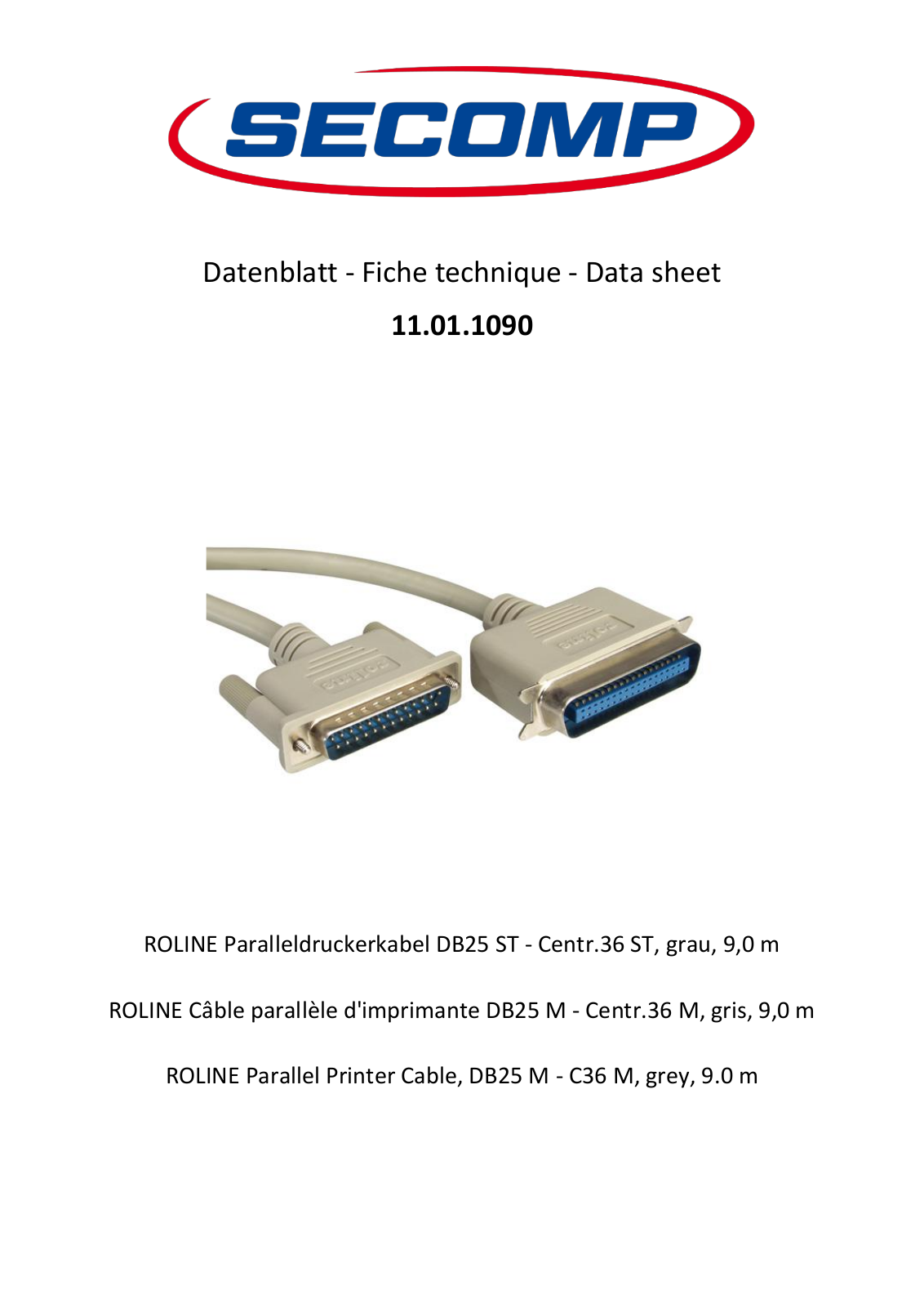ROLINE 11011090 Datasheet - ManualMachine.com