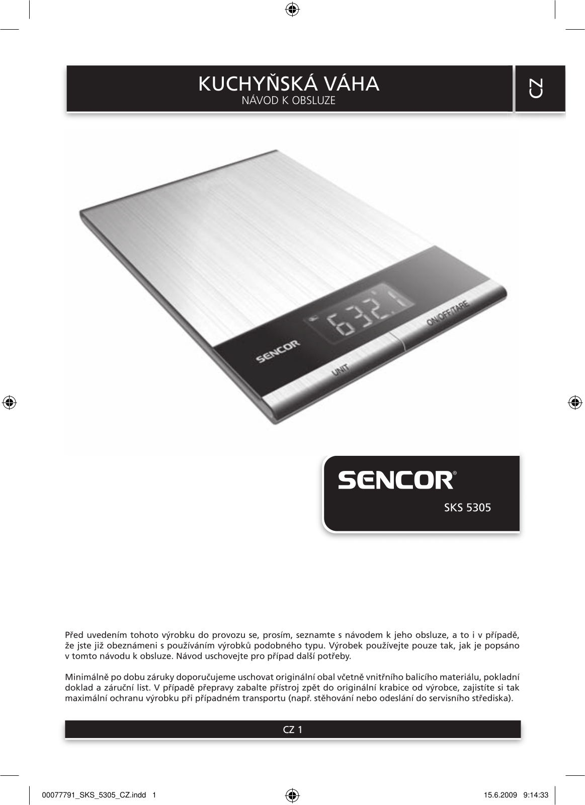 Sencor SKS 5305 User Manual