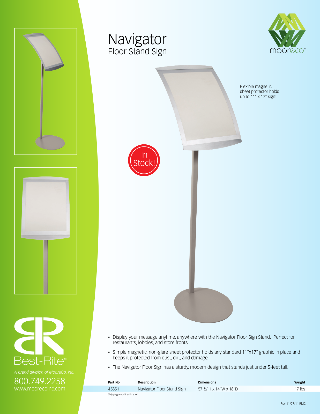 MooreCo BS2060 Specifications - ManualMachine.com