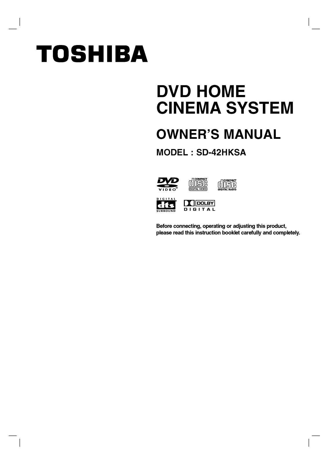 LG SD-42HK-S-TA User Manual