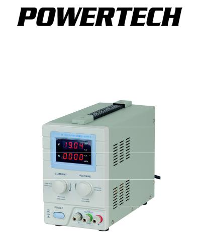 Powertech 0-30VDC 0-5A Regulated Power Supply 