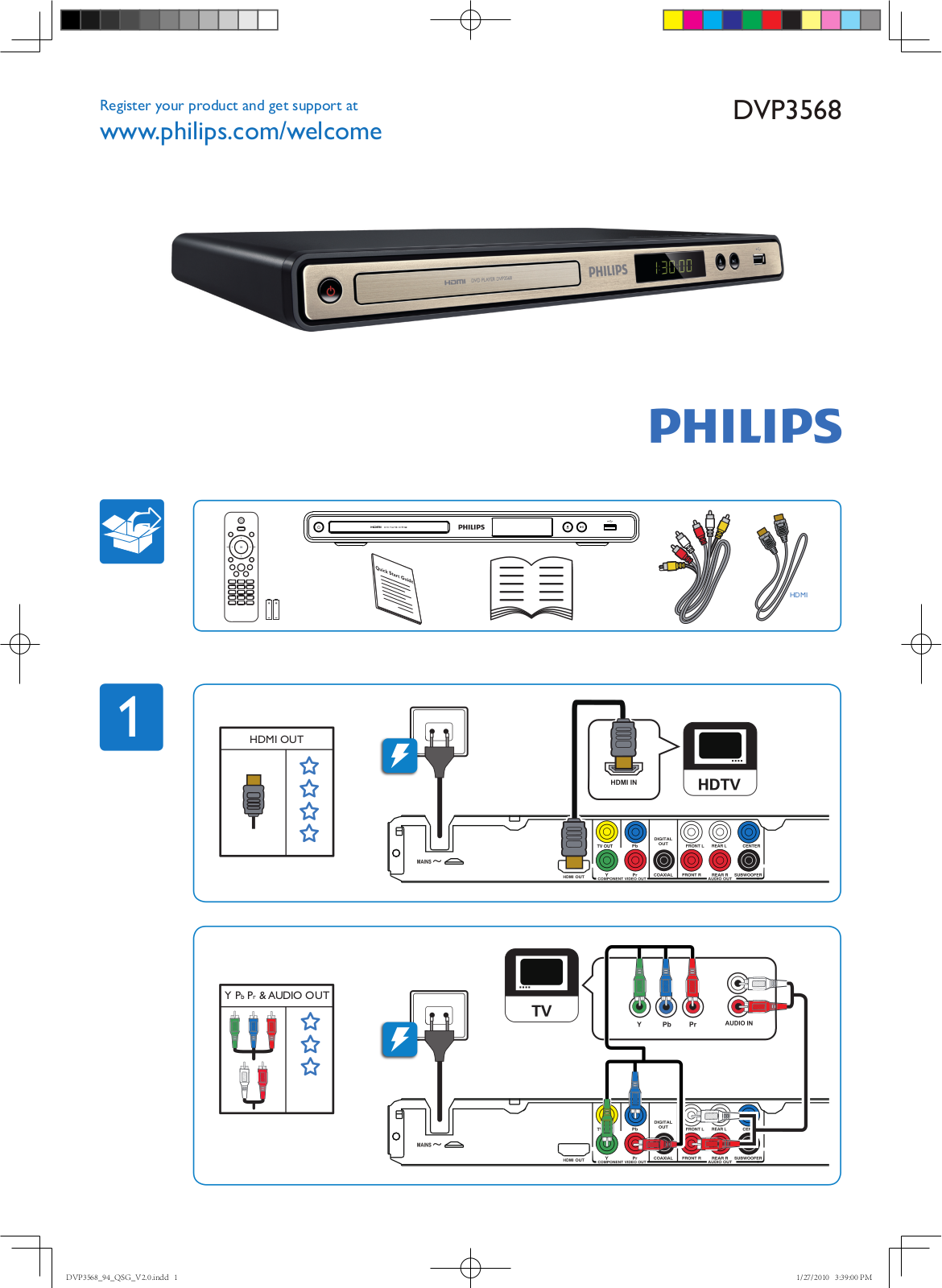 Philips DVP3568 User Manual