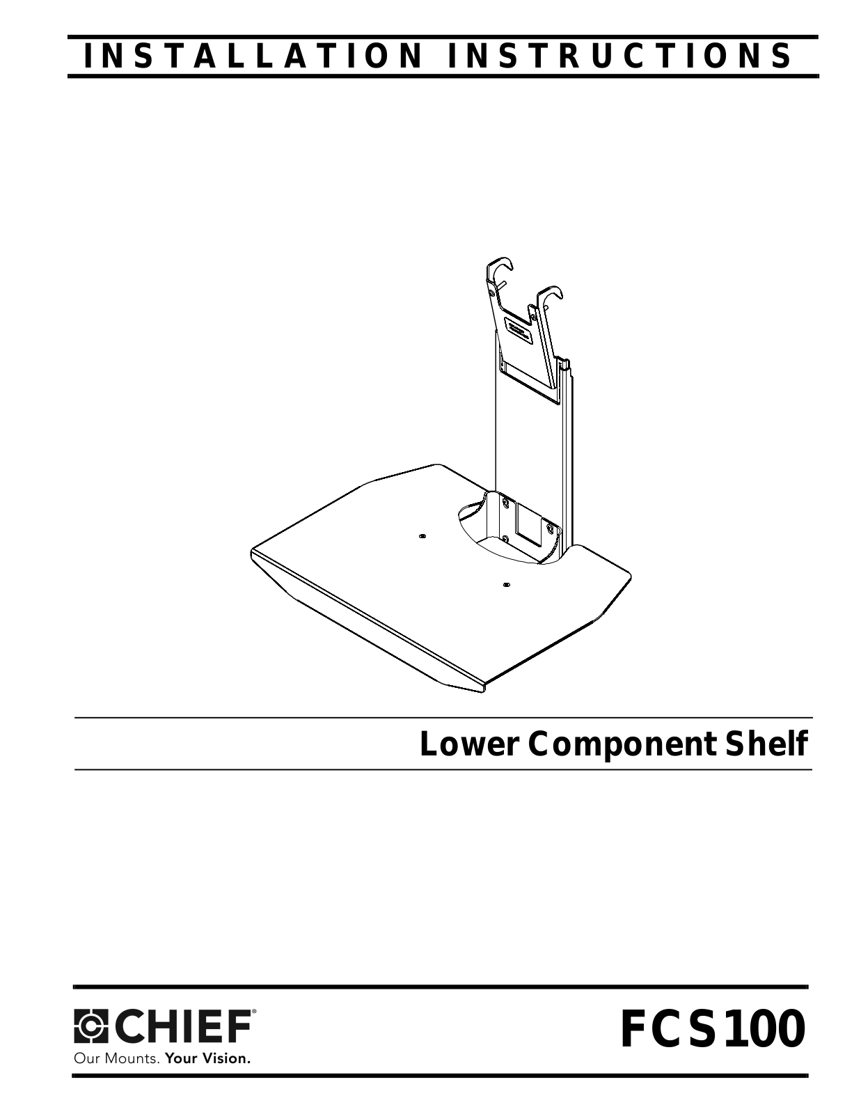 CHIEF FCS100 User Manual