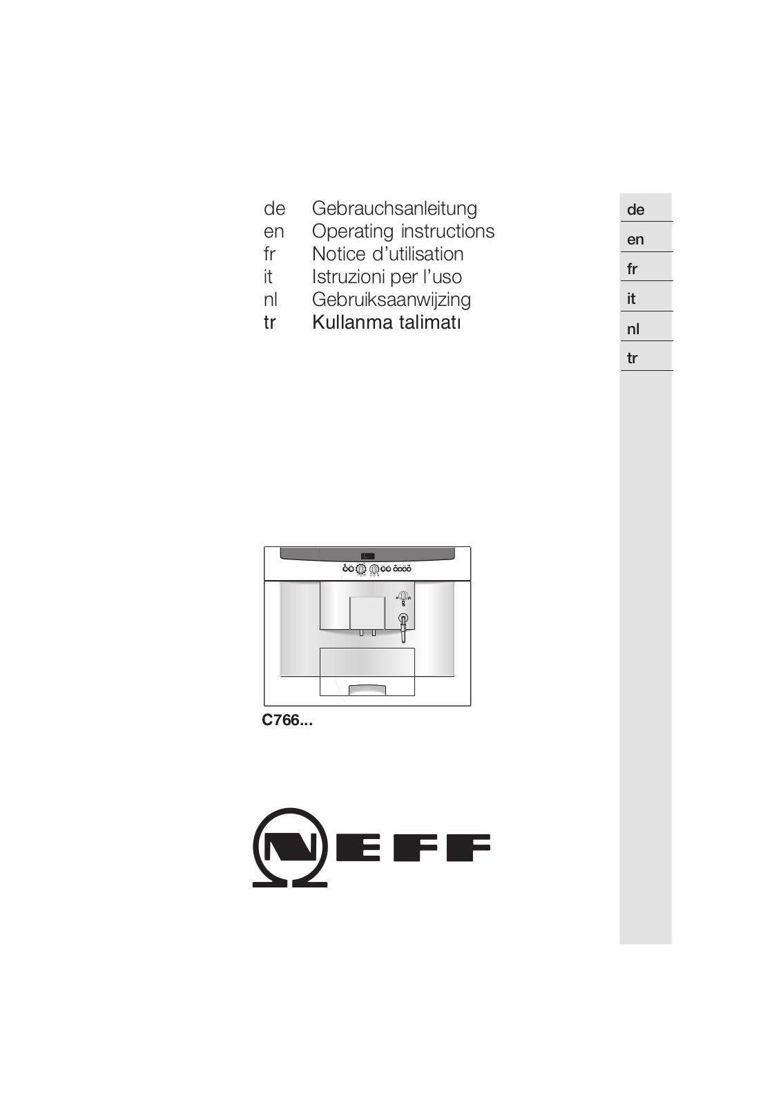 NEFF C7660NO User Manual