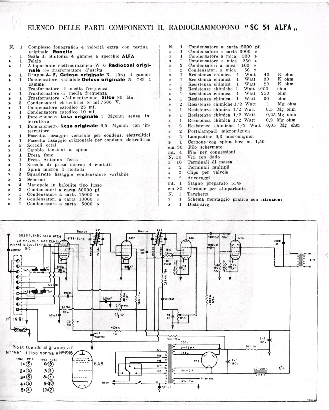 Alfa Radio sc0054 schematic - ManualMachine.com