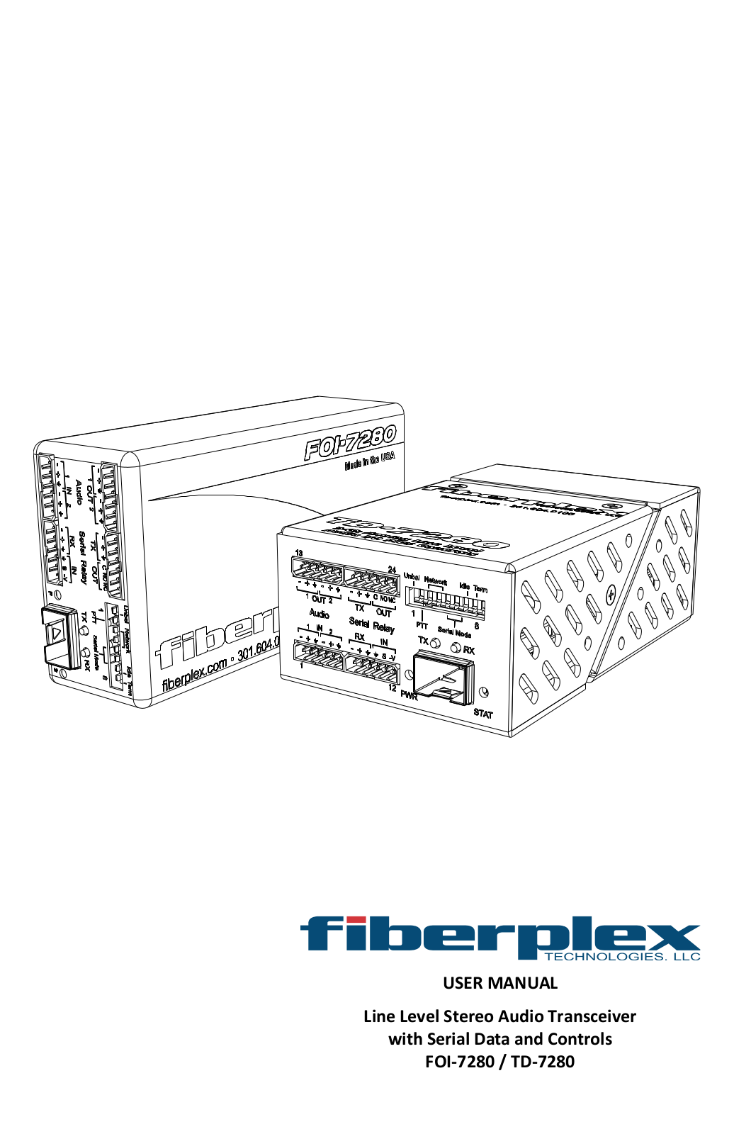 FiberPlex TD-7280 User Manual