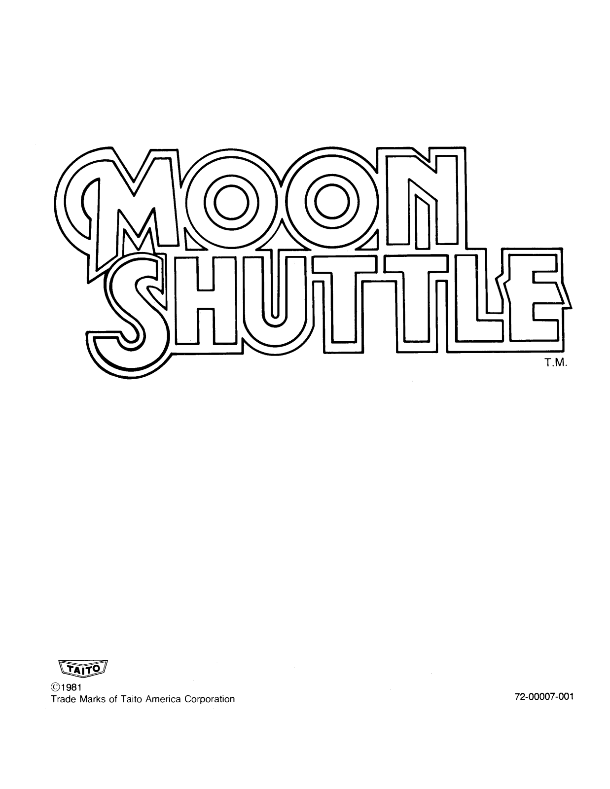 Taito Moon Shuttle User Guide - ManualMachine.com