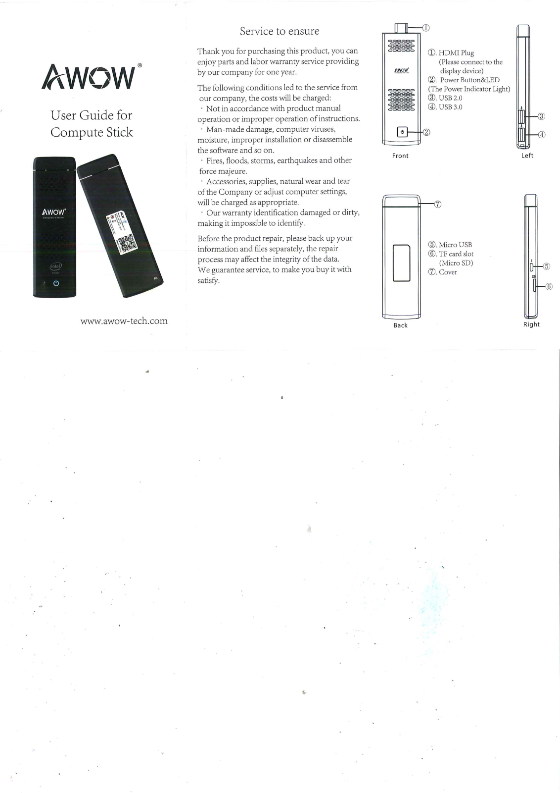 Guangzhou Chuangqi Telecom Equipment STICK User Manual