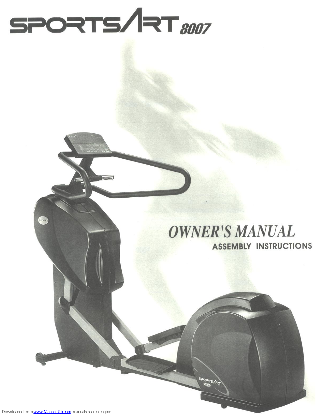 SportsArt Fitness 8007 Owner's Manual