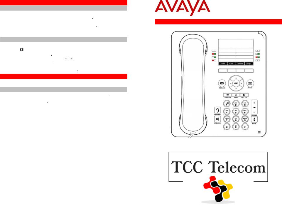 Avaya 9508 User Manual