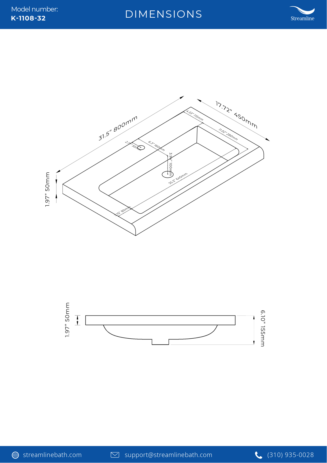 Streamline Bath SLBH7641 Specifications - ManualMachine.com