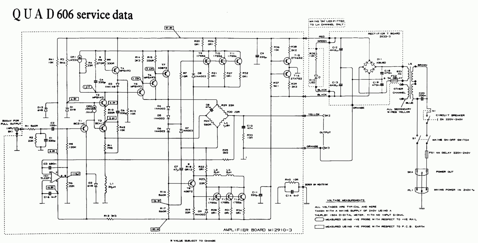 Quad 606 Schematic