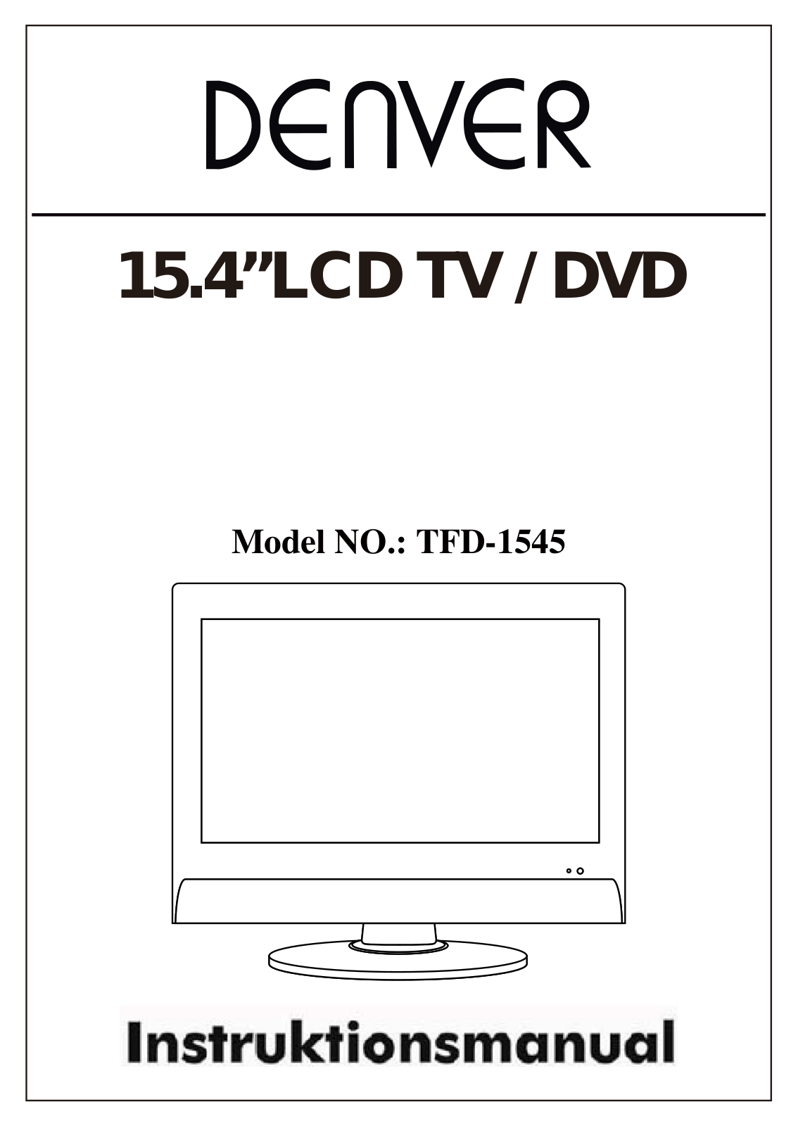 Denver TFD-1545 Instruction Manual