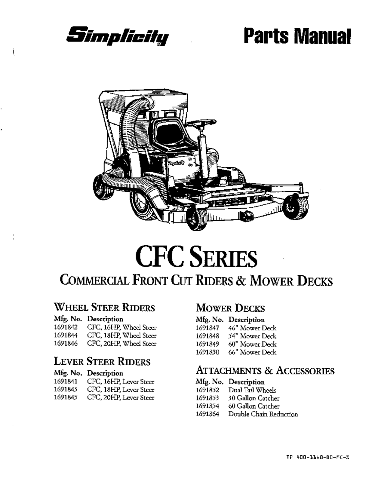 Simplicity CFC User Manual