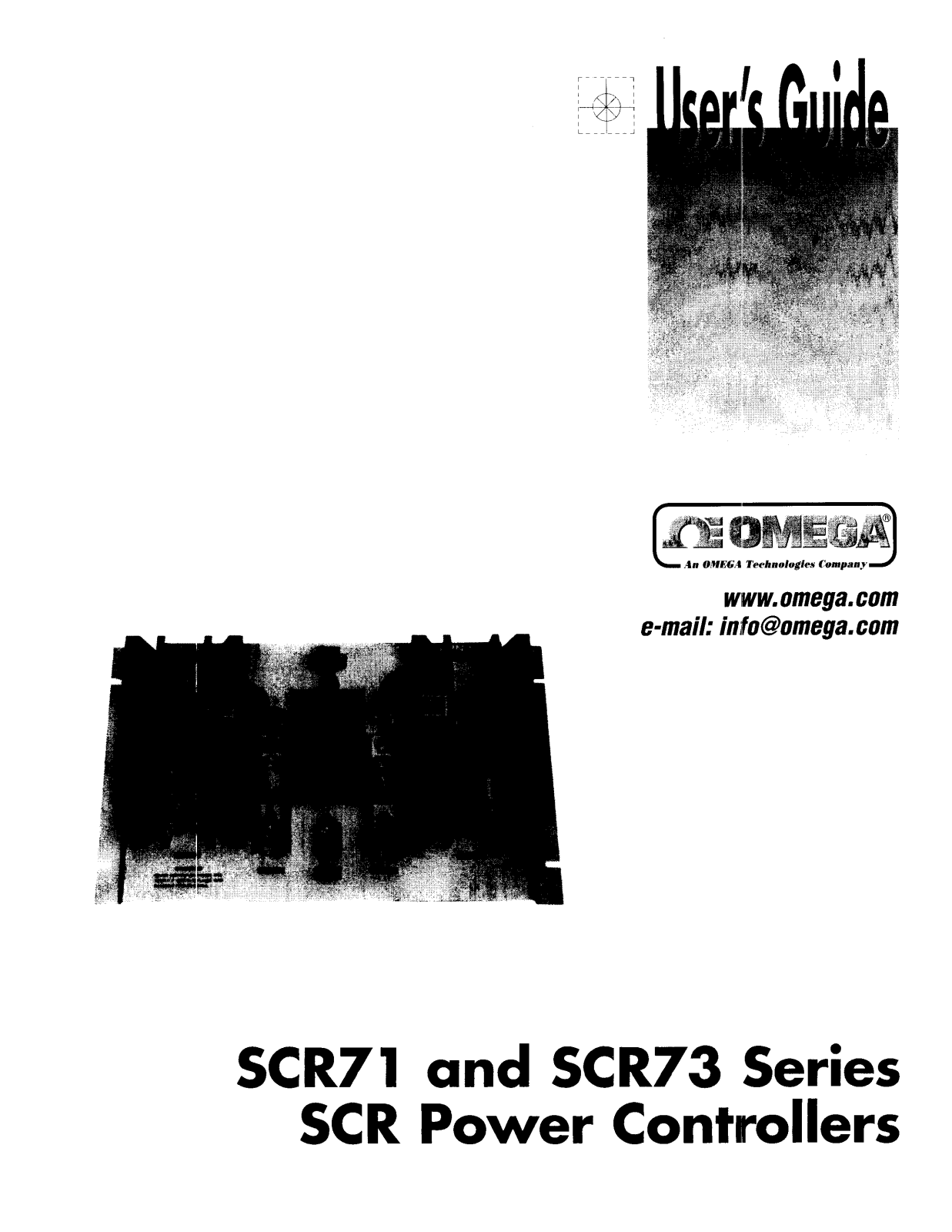 Omega Products SCR71P Installation  Manual