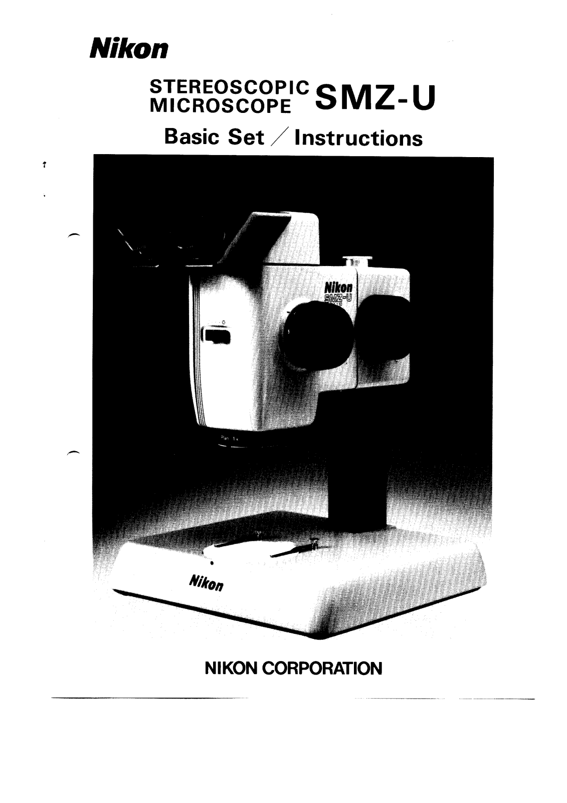 Nikon SMZ-U User Manual