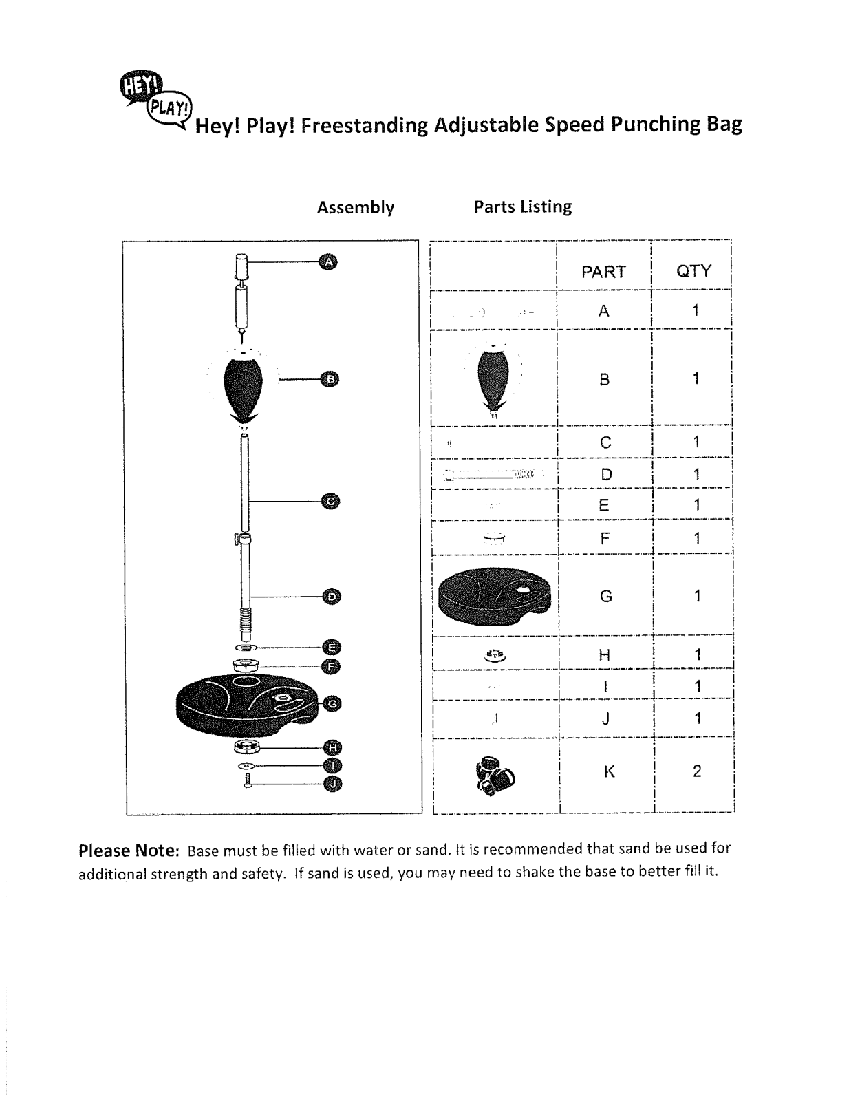 Hey! Play! HYPY1065 Installation & Assembly - ManualMachine.com