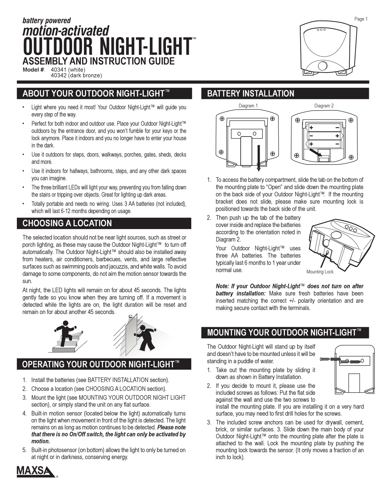 Maxsa Innovations MXV1015 Owner Manual - ManualMachine.com