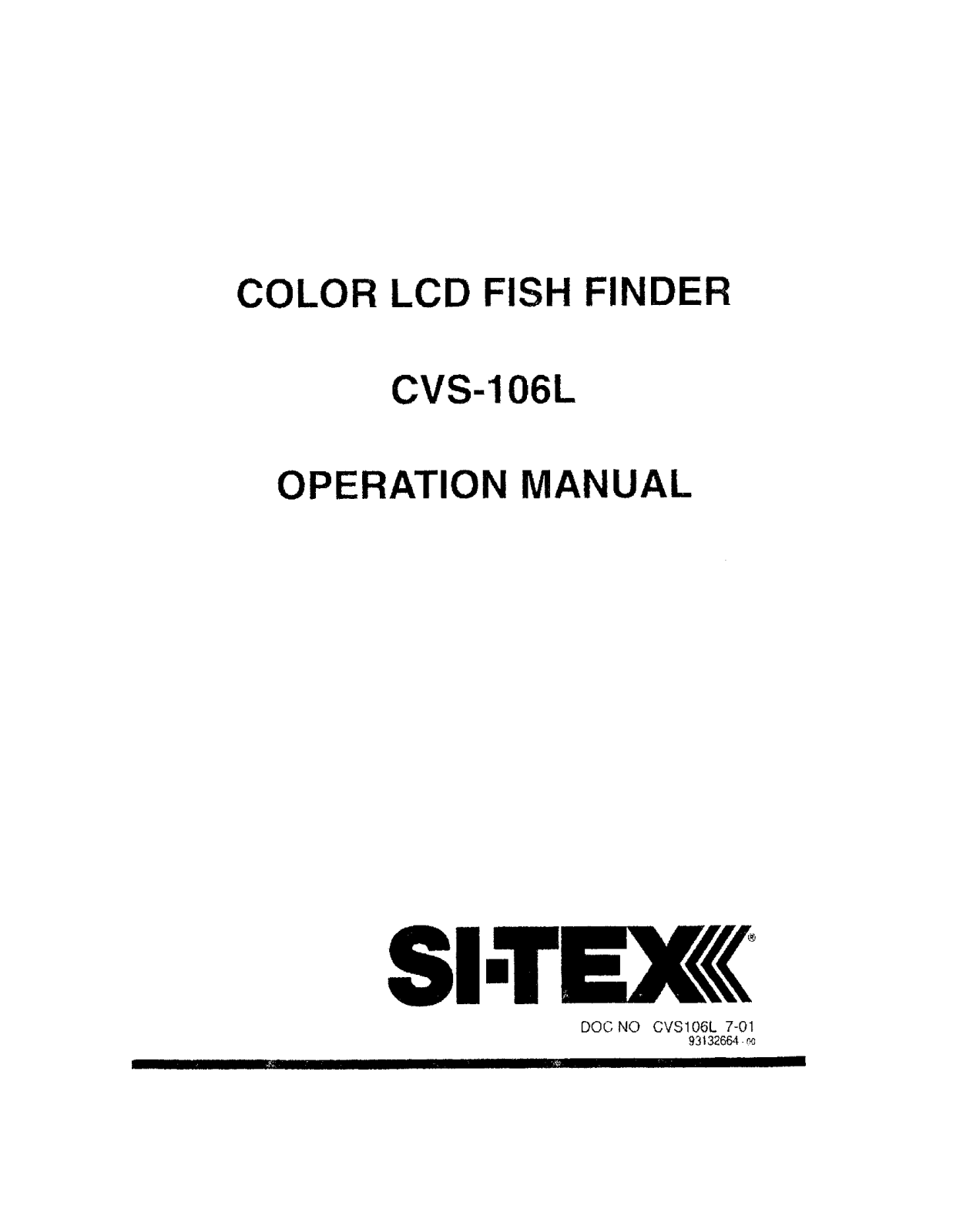 Si-tex CVS-106L User's Manual