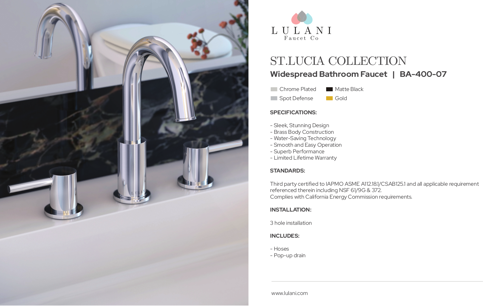 Lulani URSW1012 Specifications - ManualMachine.com